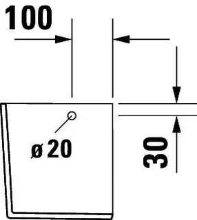 Duravit Halbsäule DuraStyle für 231965, 231960, 231955, weiß – Bild 5