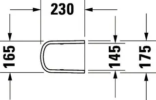 Duravit Halbsäule DuraStyle für 070845, weiß – Bild 2