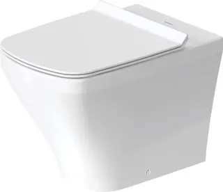 Duravit Stand-WC DuraStyle 570 mm Tiefspüler, Abg.waagr., BTW, weiß