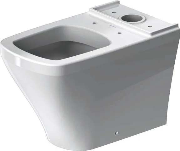 Duravit Stand-WC Kombi DuraStyle 630 mm Tiefspüler, f.SPK, Abg.Vario, weiß