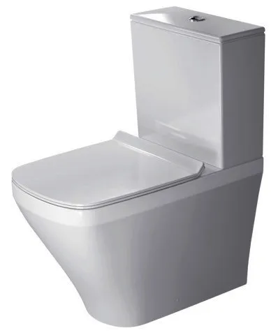 Duravit Stand-WC Kombi DuraStyle 630 mm Tiefspüler, f.SPK, Abg.Vario, weiß WG