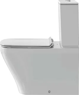 Duravit Stand-WC Kombi DuraStyle 700 mm Tiefspüler, f.SPK, Abg.Vario, weiß – Bild 2