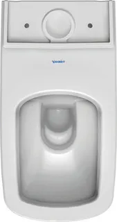 Duravit Stand-WC Kombi DuraStyle 700 mm Tiefspüler, f.SPK, Abg.Vario, weiß – Bild 4