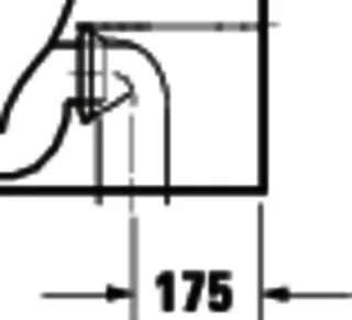 Duravit Stand-WC Kombi DuraStyle 700 mm, TS f.SPK, f.SW m.verd.Anschl., weiß – Bild 5