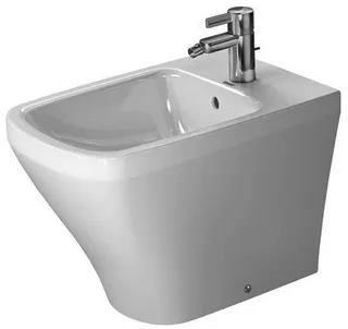 DU Stand-Bidet DuraStyle 570 mm mit ÜL, mit HLB, 1 HL, BTW, weiß