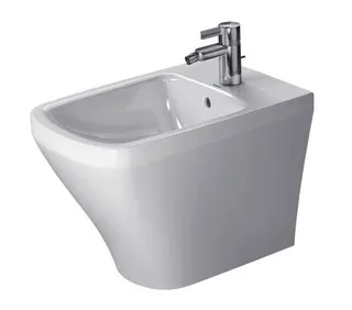 Duravit Stand-Bidet DuraStyle 570 mm mit ÜL, mit HLB, 1 HL, BTW, weiß – Bild 2