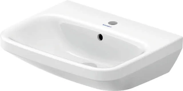Duravit Waschtisch DuraStyle 550 mm mit ÜL, mit HLB, 1 HL, weiß