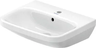 Duravit Waschtisch DuraStyle 550 mm mit ÜL, mit HLB, 1 HL, weiß
