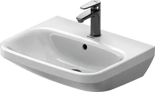 Duravit Waschtisch DuraStyle 550 mm mit ÜL, mit HLB, 1 HL, weiß – Bild 2
