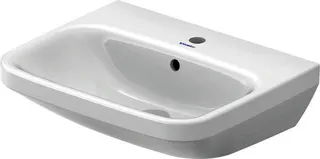 Duravit Waschtisch DuraStyle 550 mm mit ÜL, mit HLB, 1 HL, weiß WonderGliss