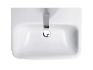 Duravit Waschtisch DuraStyle 600 mm mit ÜL, mit HLB, 1 HL, weiß – Bild 2