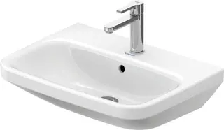 Duravit Waschtisch DuraStyle 600 mm mit ÜL, mit HLB, 1 HL, weiß – Bild 4