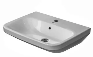 Duravit Waschtisch DuraStyle Med 600 mm ohne ÜL, mit HLB, 1 HL, weiß – Bild 2