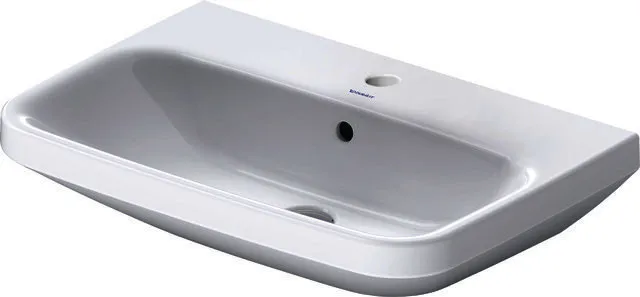 Duravit Waschtisch DuraStyle 650 mm mit ÜL, mit HLB, 1 HL, weiß