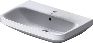 Duravit Waschtisch DuraStyle 650 mm mit ÜL, mit HLB, 1 HL, weiß