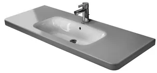 Duravit Möbelwaschtisch DuraStyle 1200 mm mit ÜL, mit HLB, 1 HL, weiß