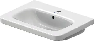 Duravit Möbelwaschtisch DuraStyle 650 mm mit ÜL, mit HLB, 1 HL, weiß