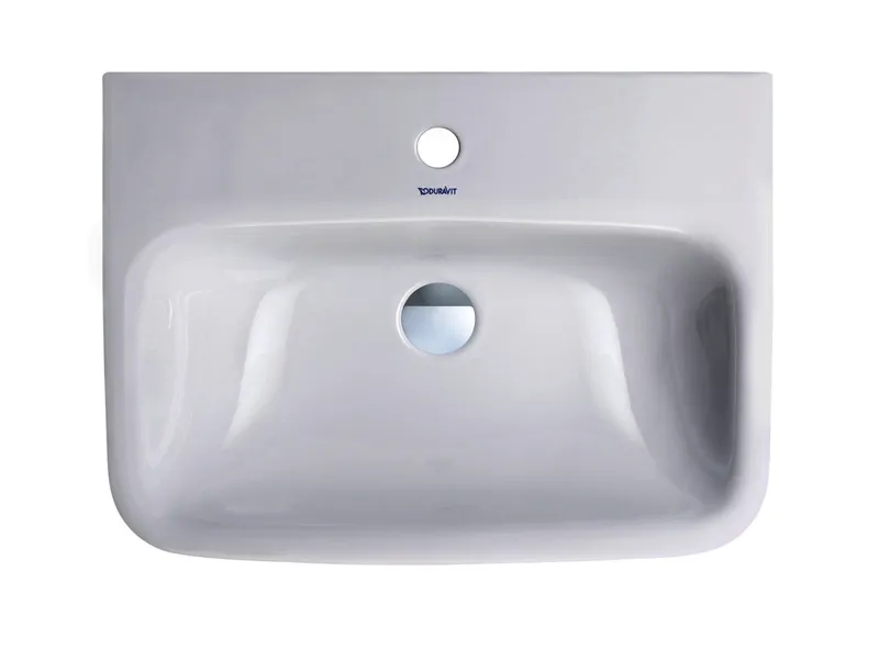 Duravit Waschtisch DuraStyle Med 600 mm ohne ÜL, mit HLB, 1 HL, weiß