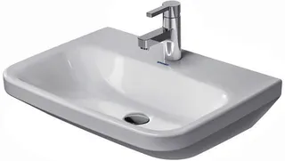 Duravit Waschtisch DuraStyle Med 600 mm ohne ÜL, mit HLB, 1 HL, weiß – Bild 3