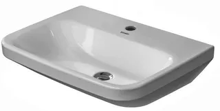 Duravit Waschtisch DuraStyle Med 600 mm ohne ÜL, mit HLB, 1 HL, weiß – Bild 4