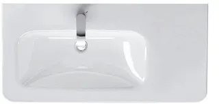 Duravit Möbelwaschtisch DuraStyle 800 mm m.ÜL, m.HLB, 1 HL, Becken li., weiß – Bild 2