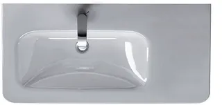 Duravit Möbelwaschtisch DuraStyle 800 mm m.ÜL, m.HLB, 1 HL, Becken li., weiß WG – Bild 2