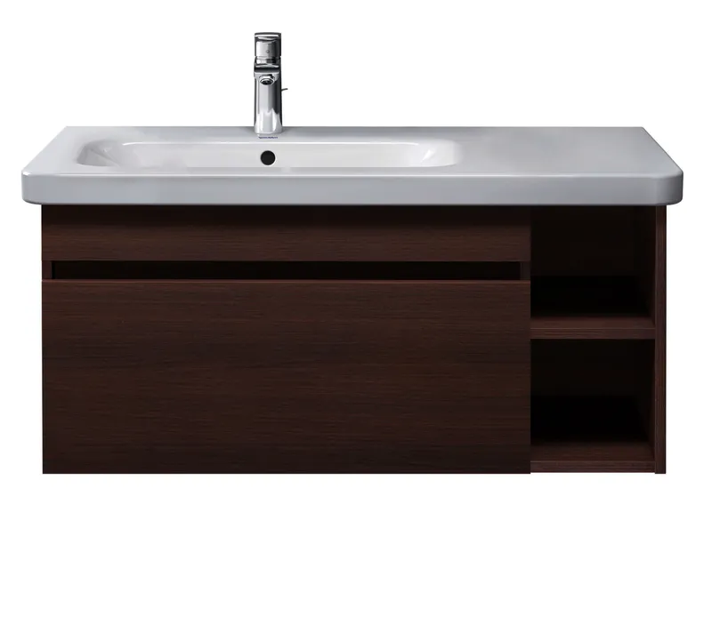 Duravit Möbelwaschtisch DuraStyle 800 mm m.ÜL, m.HLB, 1 HL, Becken re., weiß