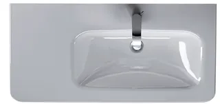 Duravit Möbelwaschtisch DuraStyle 800 mm m.ÜL, m.HLB, 1 HL, Becken re., weiß – Bild 2