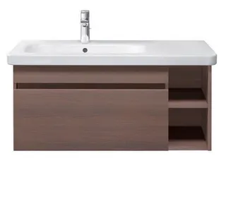 Duravit Möbelwaschtisch DuraStyle 800 mm m.ÜL, m.HLB, 1 HL, Becken re., weiß WG