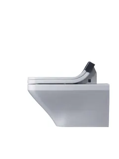 Duravit Wand-WC DuraStyle 620 mm, Tiefspüler Durafix, f.SW m.verd.Anschl., weiß WG