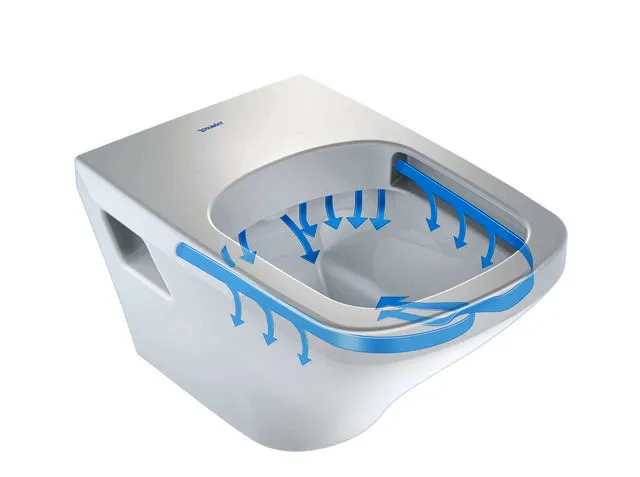 Duravit Wand-WC DuraStyle 540 mm Tiefspüler, rimless, weiß