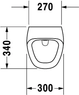 Duravit Urinal DuraStyle, Zulauf von hinten absaugend, ohne Fliege, weiß – Bild 5