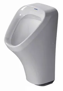 Duravit Urinal Durastyle, Zulauf von hinten f.Netzanschluss, o.Fliege, weiß – Bild 3