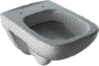 Geberit Renova Compact Square WWC Tiefspüler verkürzte Ausladung 48,5cm, weiß, Tect