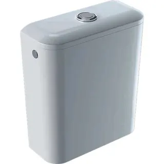Geberit iCon Sq. AP-SPK aufges., 2-Mengen-Sp. Wasseranschluss seitlich, weiß – Bild 2
