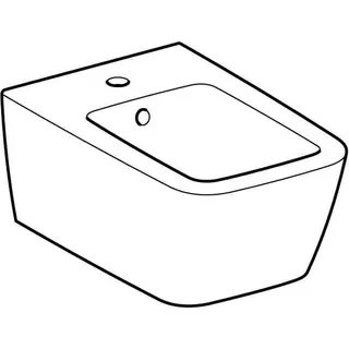 Geberit iCon Square Wandbidet mit Überlauf, weiß – Bild 3
