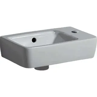 Geberit Renova Compact HWB, verk. Ausladung 40x25cm, Hl. rechts, mit Überlauf, weiß, Tect – Bild 2