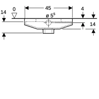 Geberit Publica Hock-WC, 45x60cm weiß – Bild 4