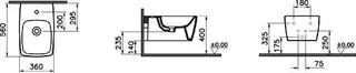 sanibel 4001-Wand-Bidet A14 weiß – Bild 2