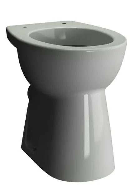 sanibel CARE-Flachspülklosett A14 Abgang waagrecht Sitzhöhe 480mm mit CLEAN weiß