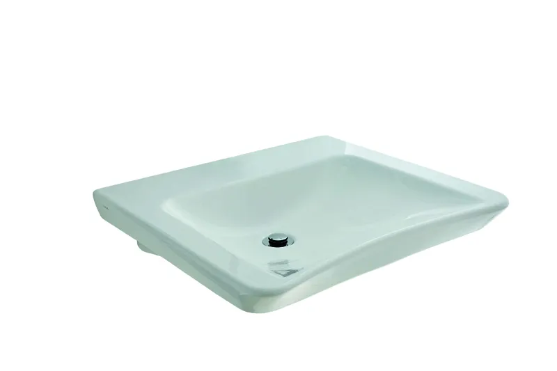 sanibel CARE-Waschtisch mit CLEAN o. HL ohne Überlauf 600x545mm A14 weiß