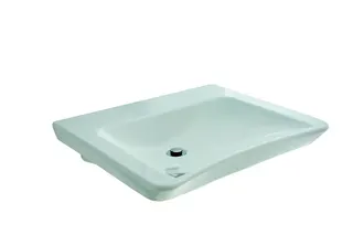 sanibel CARE-Waschtisch mit CLEAN o. HL ohne Überlauf 650x560mm A14 weiß