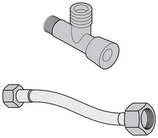 VB Wasseranschlussset ViClean 80x340x20mm