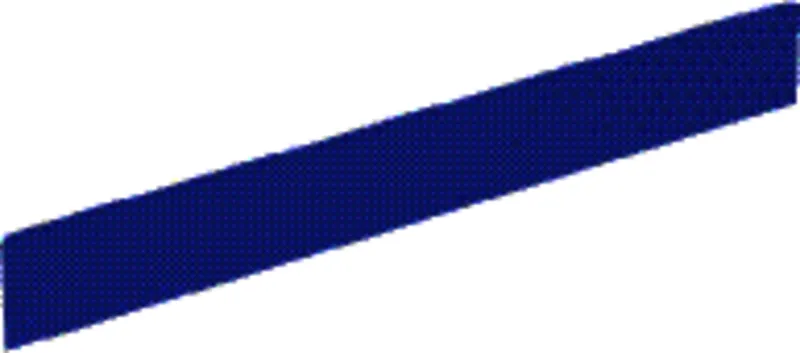 Geberit Bambini Dekorblende, Front für zwei Waschtischarmaturen, blau