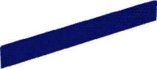 Geberit Bambini Dekorblende, Front für zwei Waschtischarmaturen, blau