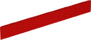 Geberit Bambini Dekorblende, Front für zwei Waschtischarmaturen, rot