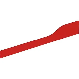 Geberit Bambini Dekorblende, Front für 4 Waschtisch-Arm., tieferes Becken links, rot – Bild 2