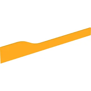 Geberit Bambini Dekorblende, Front für 4 Waschtisch-Arm., tieferes Becken rechts, gelb – Bild 2