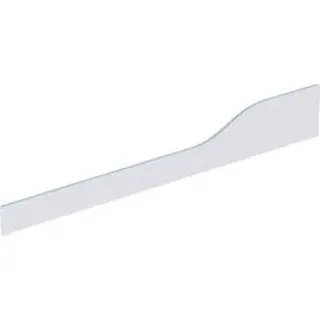 Geberit Bambini Dekorblende, Front für 4 Waschtisch-Arm., tieferes Becken links, weiß – Bild 2