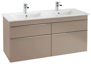 VB SchrankDWT Venticello 1300x500mm re-eckig 2HL. m. ÜL. Weiß Alpin